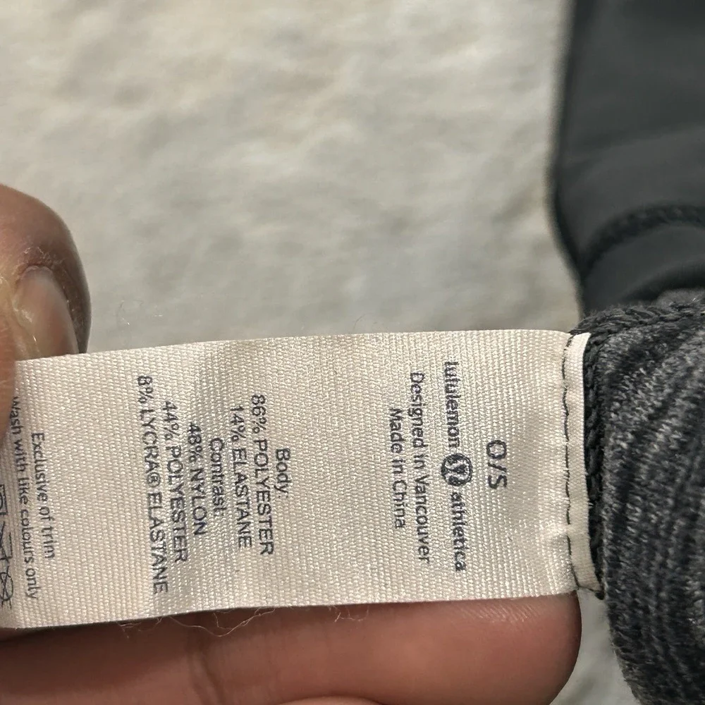 Lululemon Womens Gray Run Fast Neck Warmer OSFM Softshell‎ Athletic Scarf